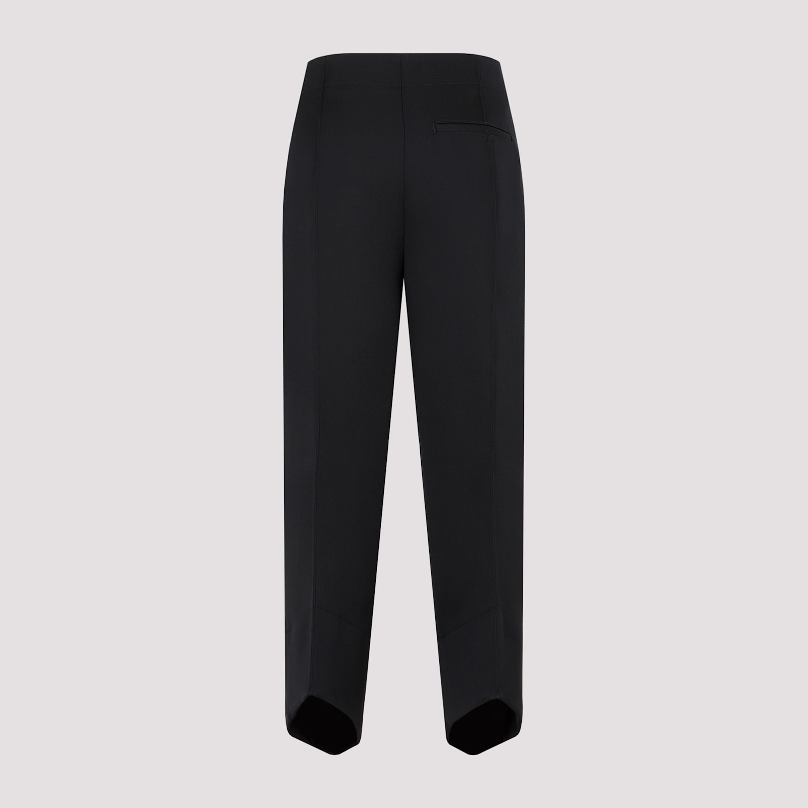 Bottega Veneta Wool Cropped Trousers In Black