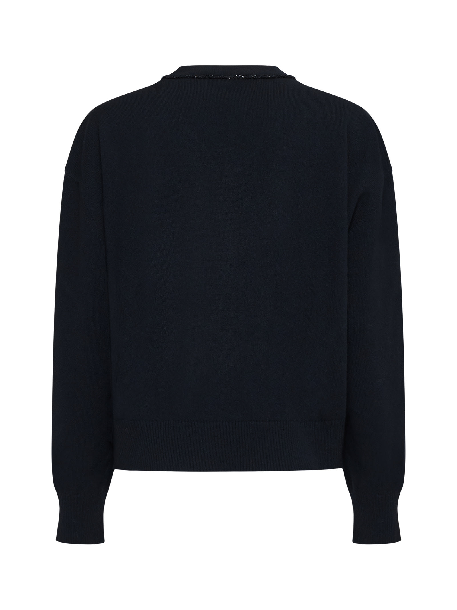 Shop Fabiana Filippi Sweater In Black