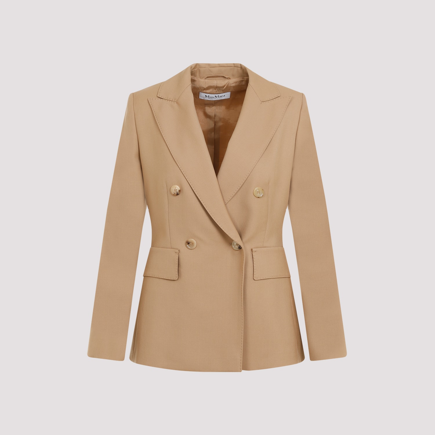 Shop Max Mara Osanna Blazer In Miele