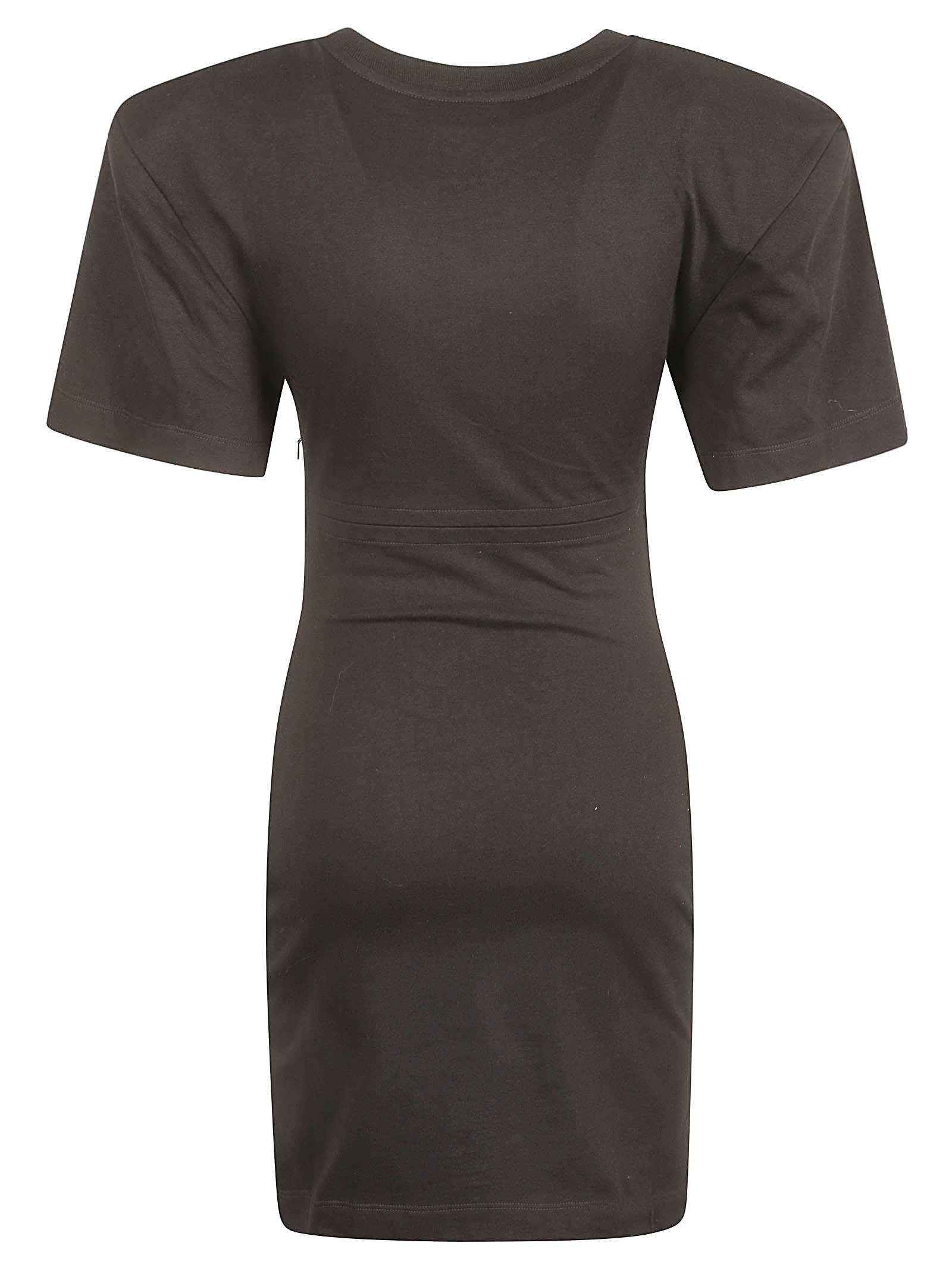 Shop Nensi Dojaka Wide Shortsleeved T-shirt Dress In Black