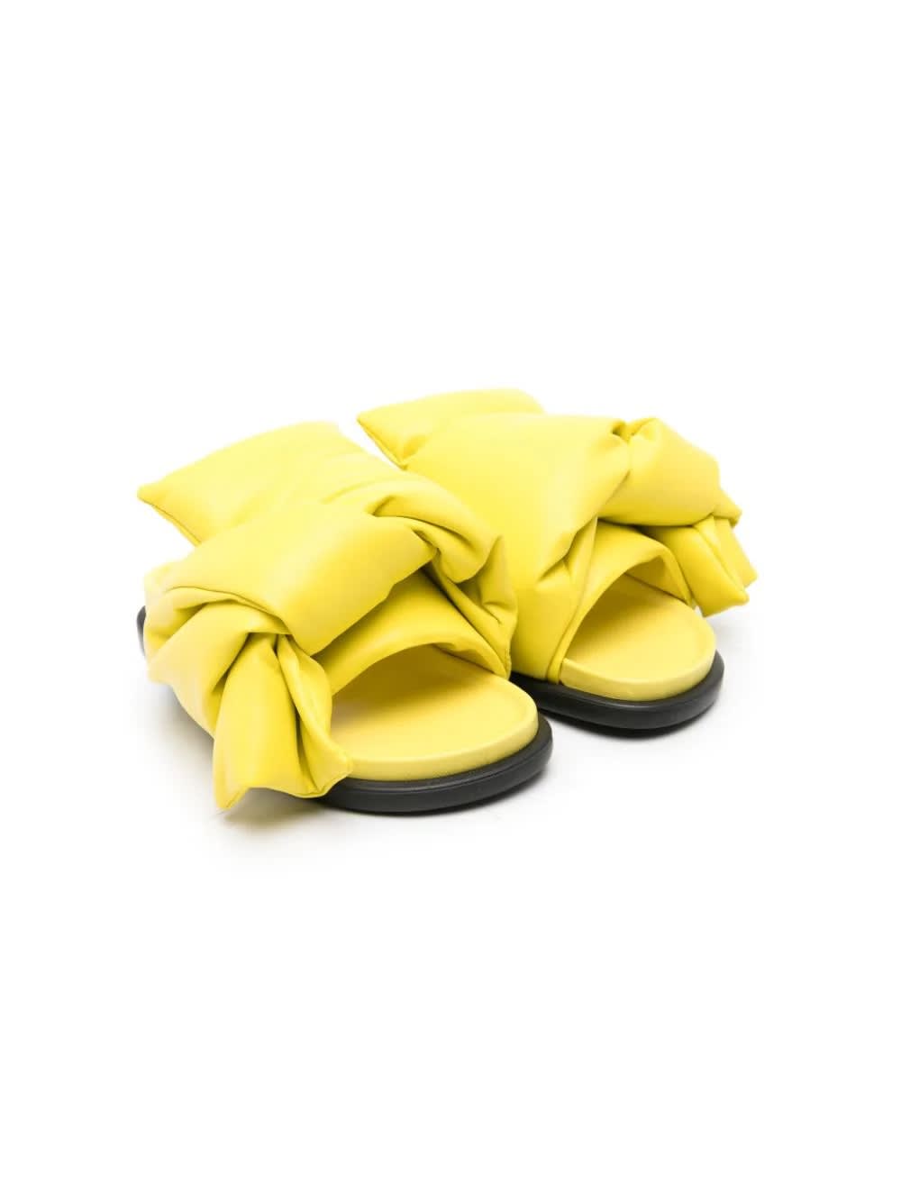Shop N°21 Sandali Con Fiocco In Yellow