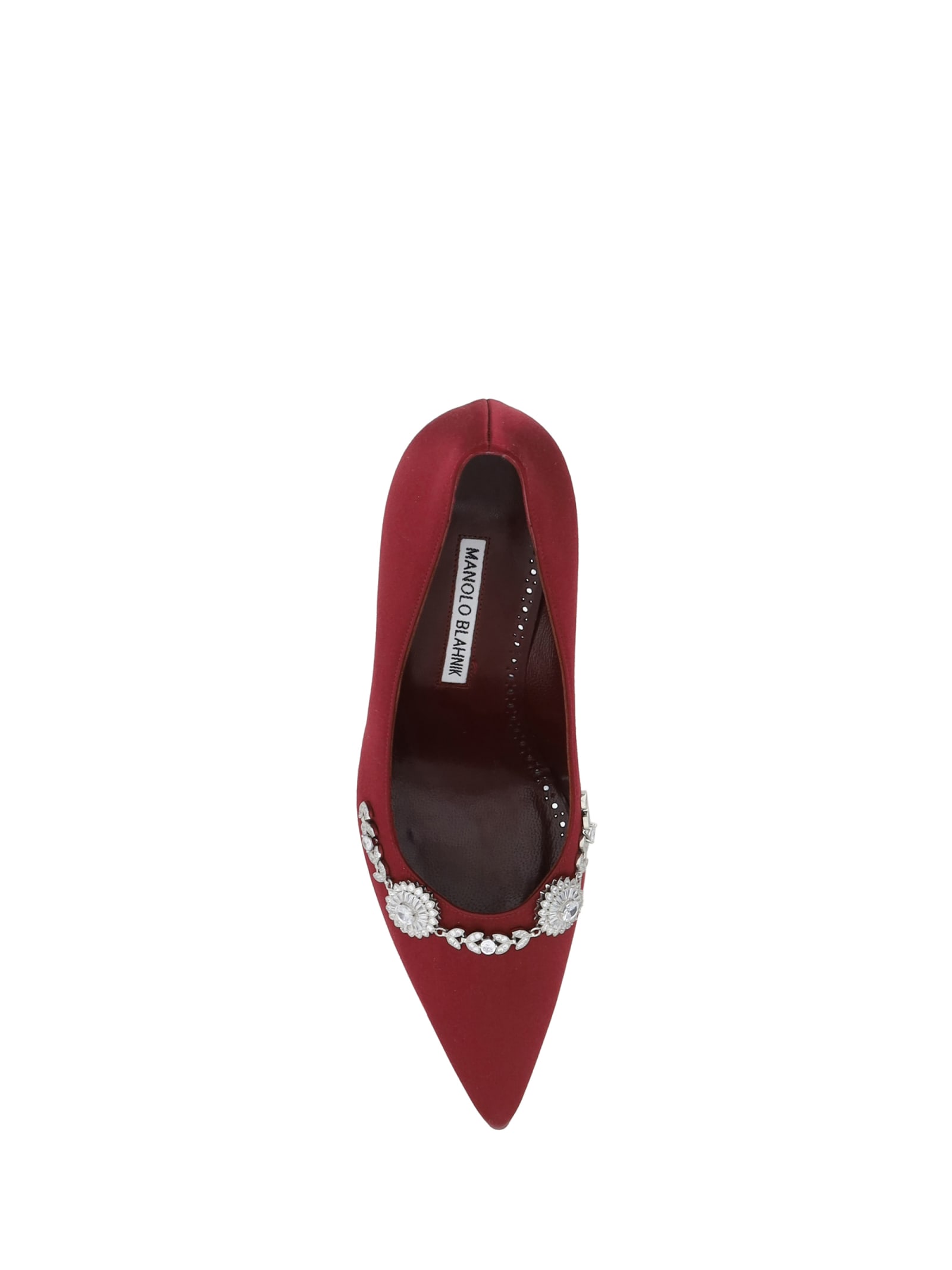 Shop Manolo Blahnik Lamik Pumps In Dred