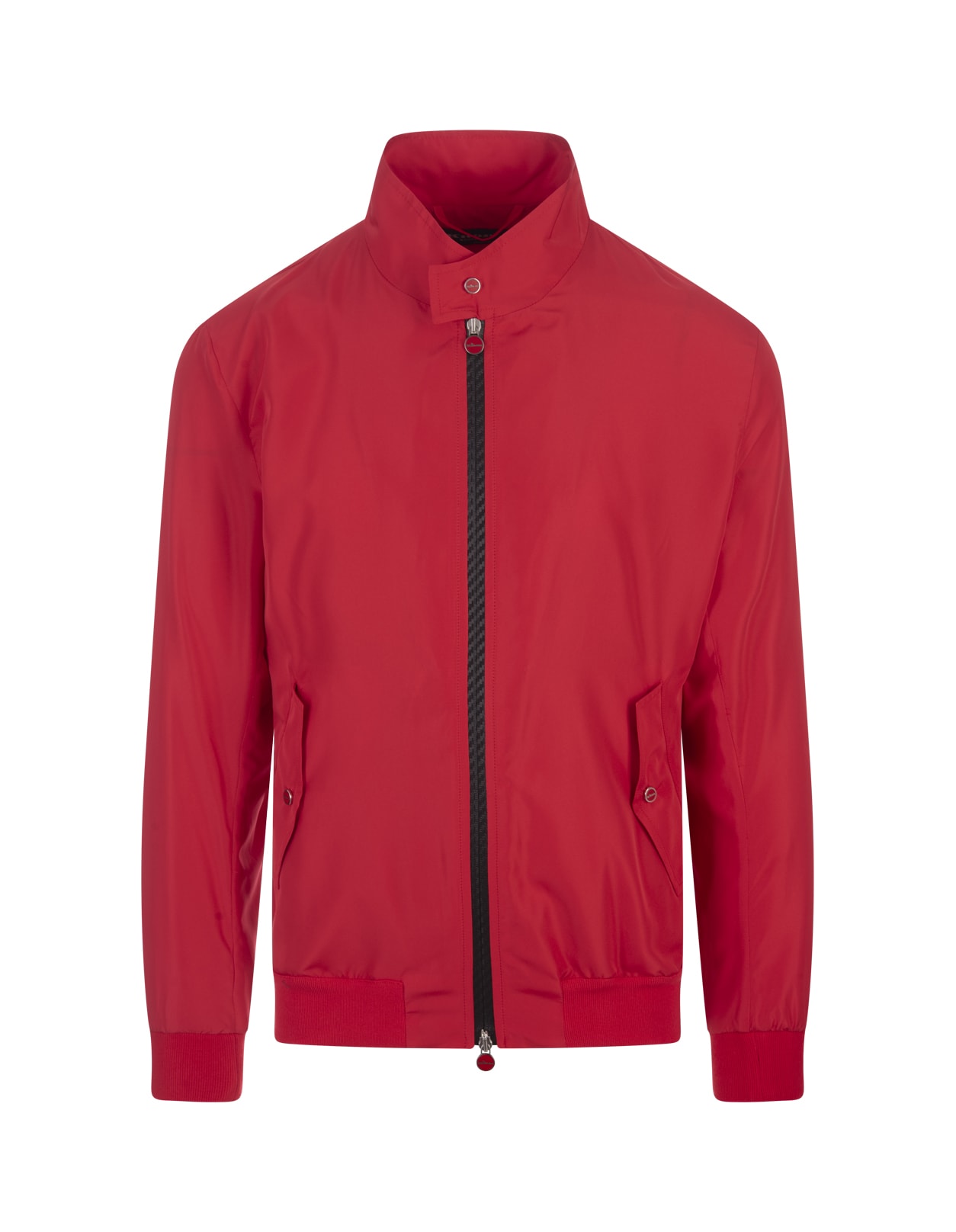 Red Nylon Lightweight Jacket