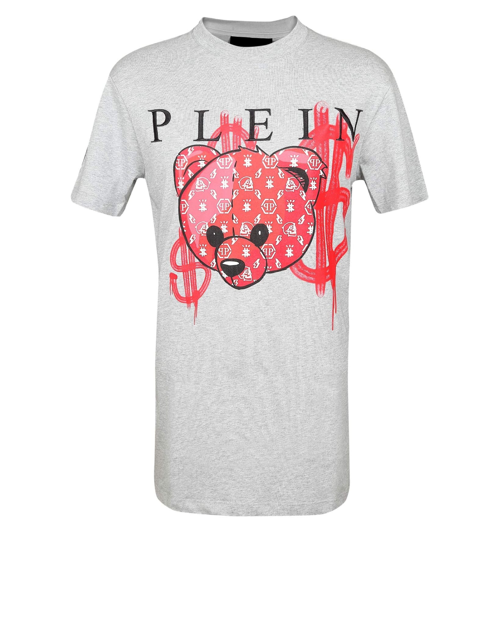 Philipp Plein Philippe Plein T-shirt Round Neck Ss Teddy Bear