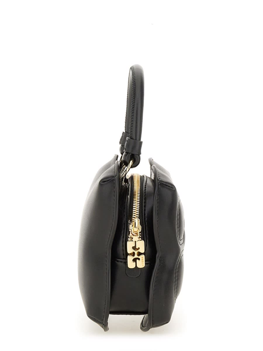 Shop Ganni Butterfly Bag In Black