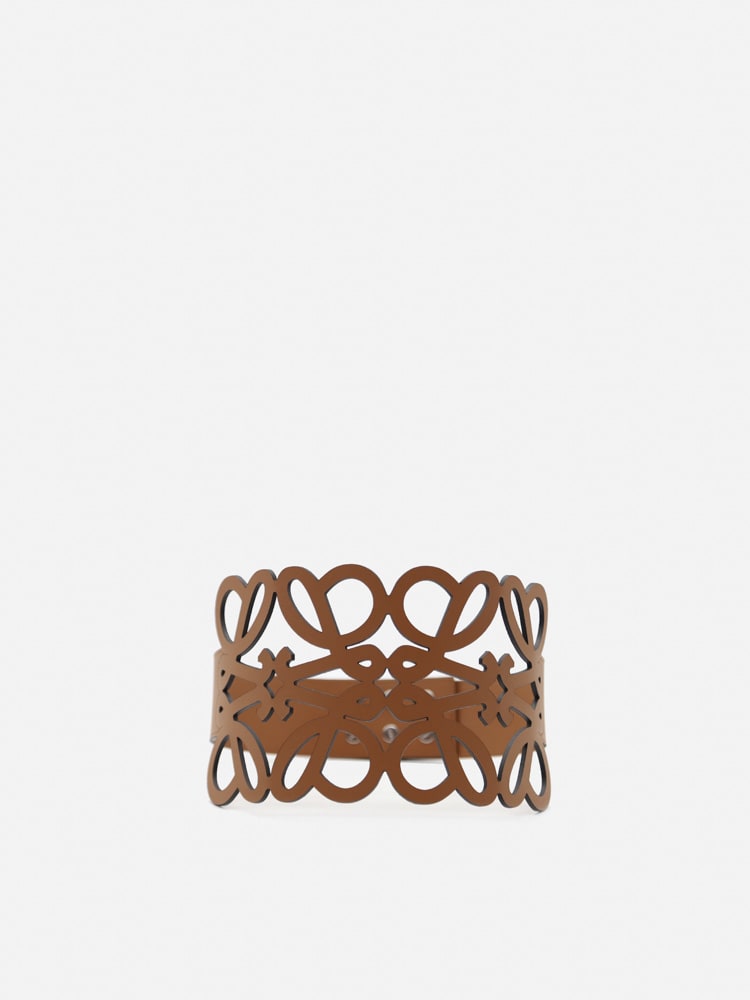 Loewe Leather Belt With All-over Cut-out Detail