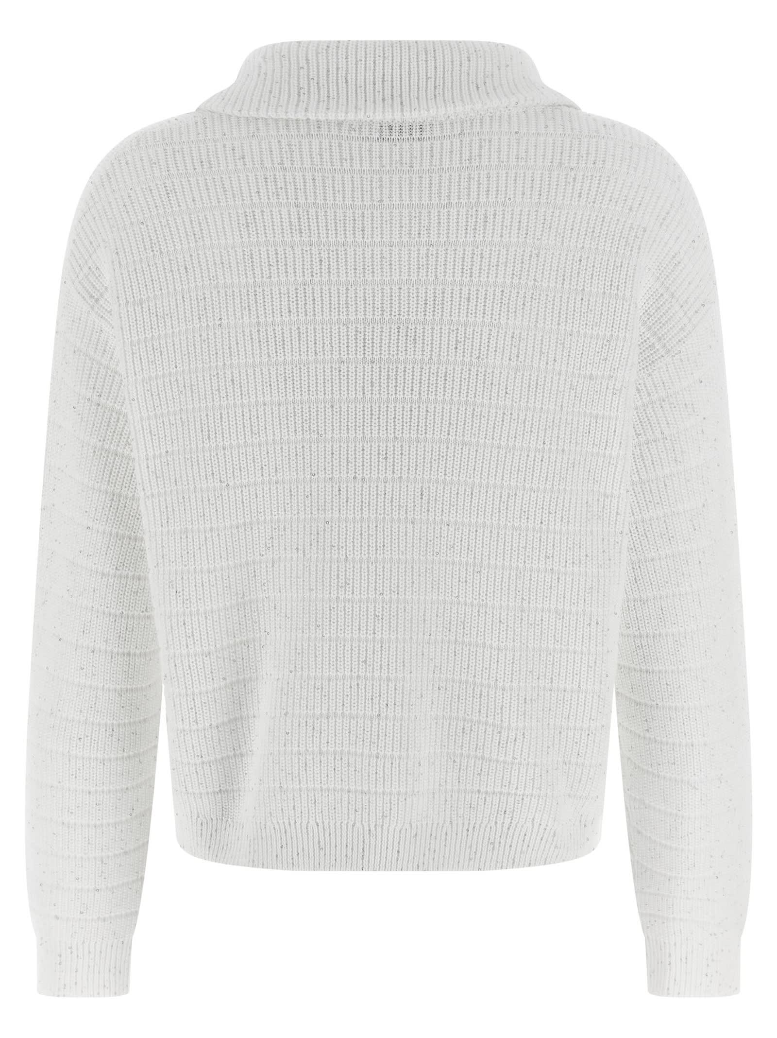 Brunello Cucinelli Diamond Cotton Polo Shirt In Gray