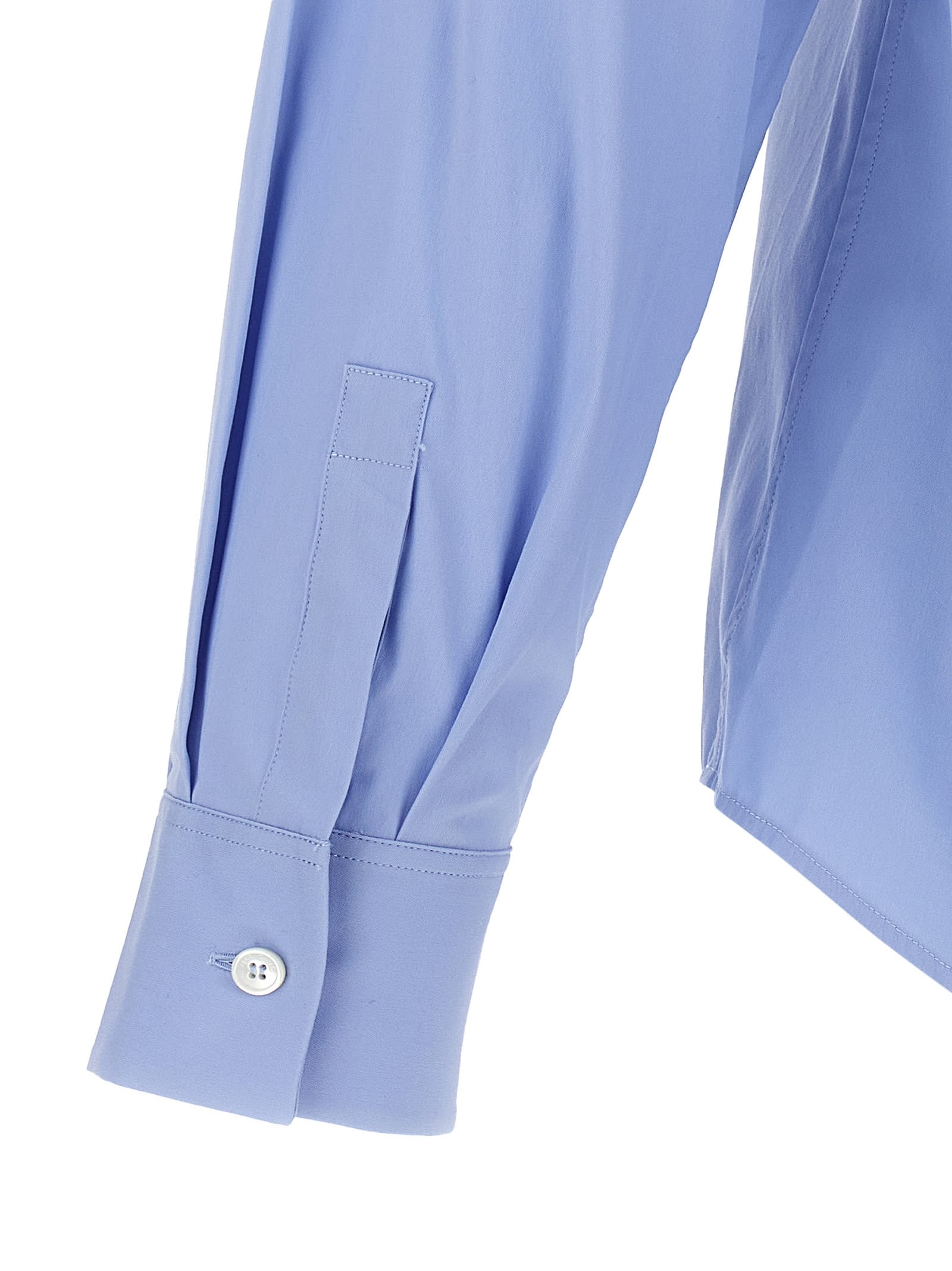 Ferragamo Gangini Shirt In Light Blue