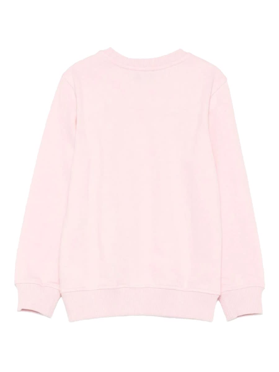Moschino Sweatshirt With Logo In Pink