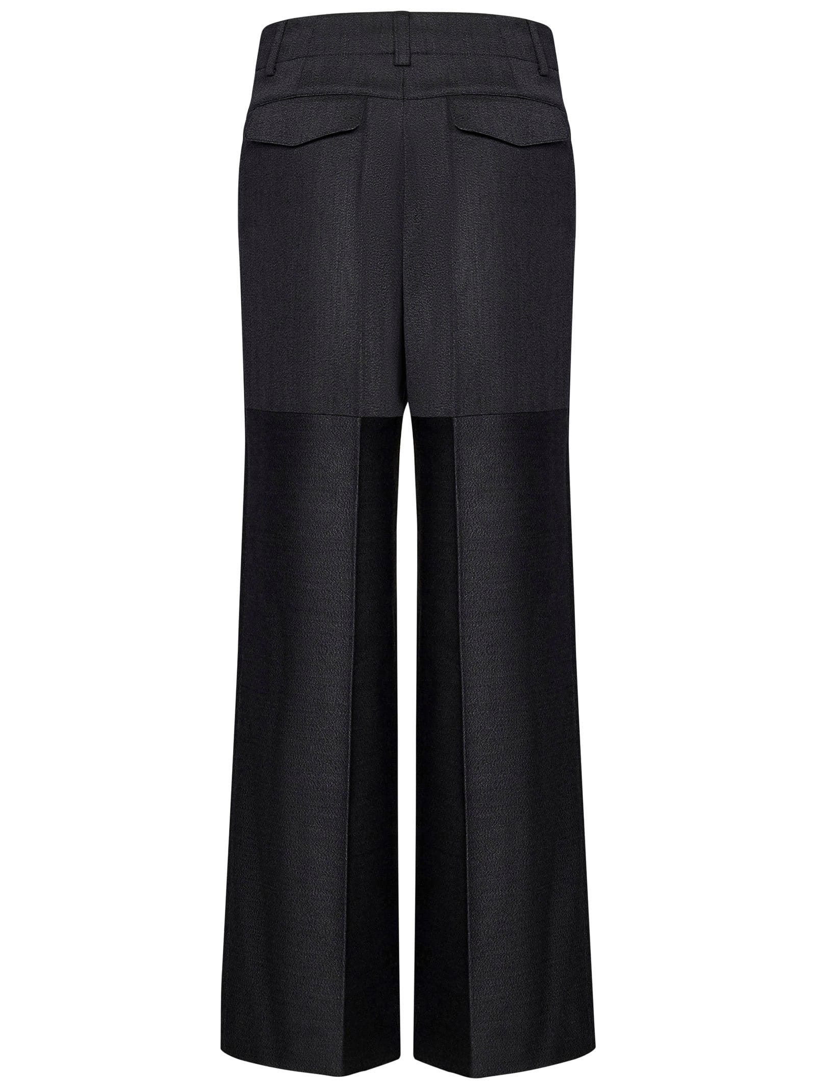 Shop Victoria Beckham Trousers In Grey