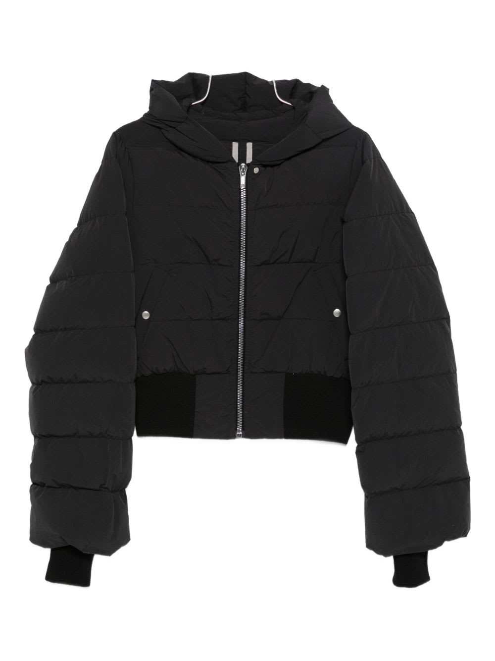 Rick Owens Hooded Jkt In Black