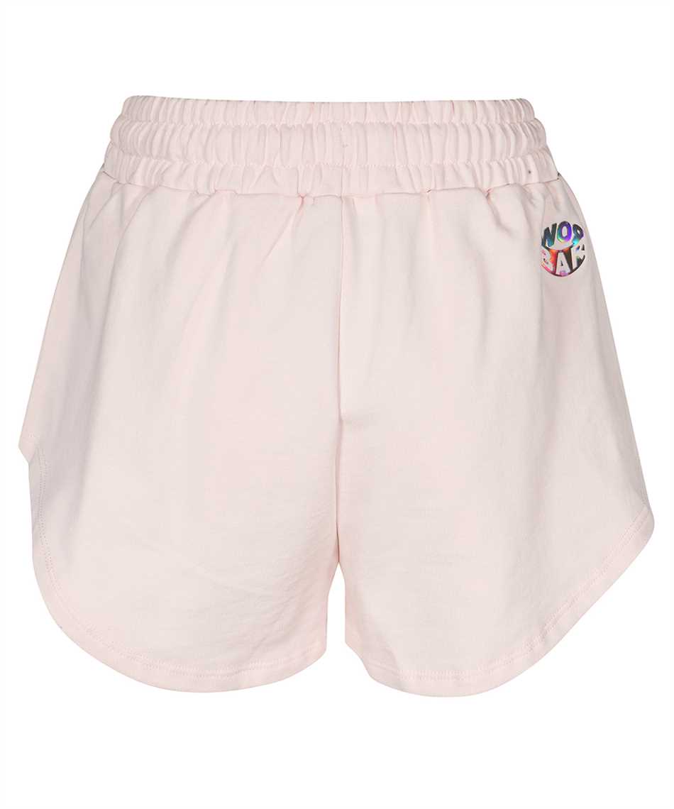 Barrow Slogan-print Track Shorts In Pink