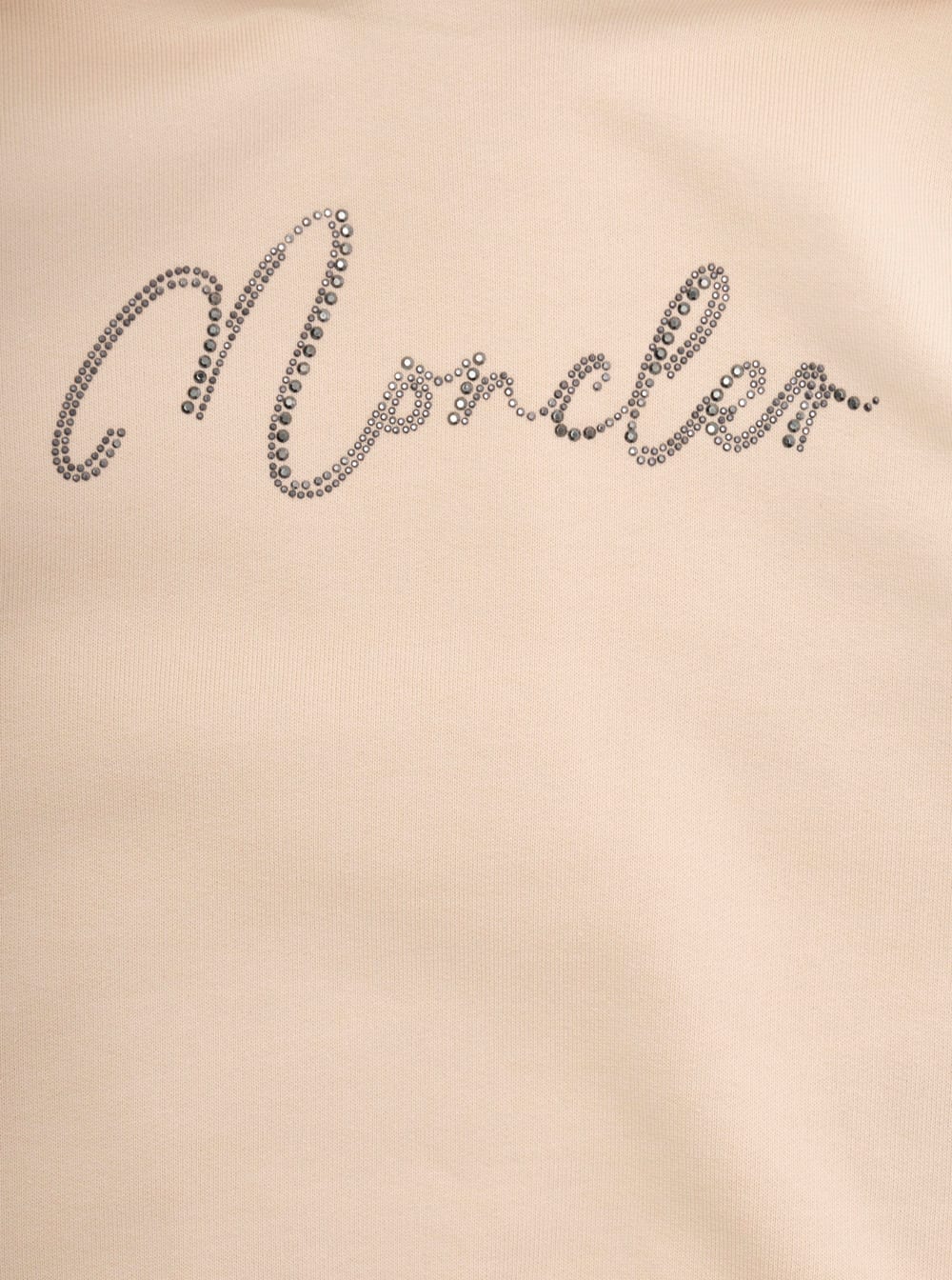 Moncler Beige Hoodie With Logo Detail In Cotton Boy In Beige