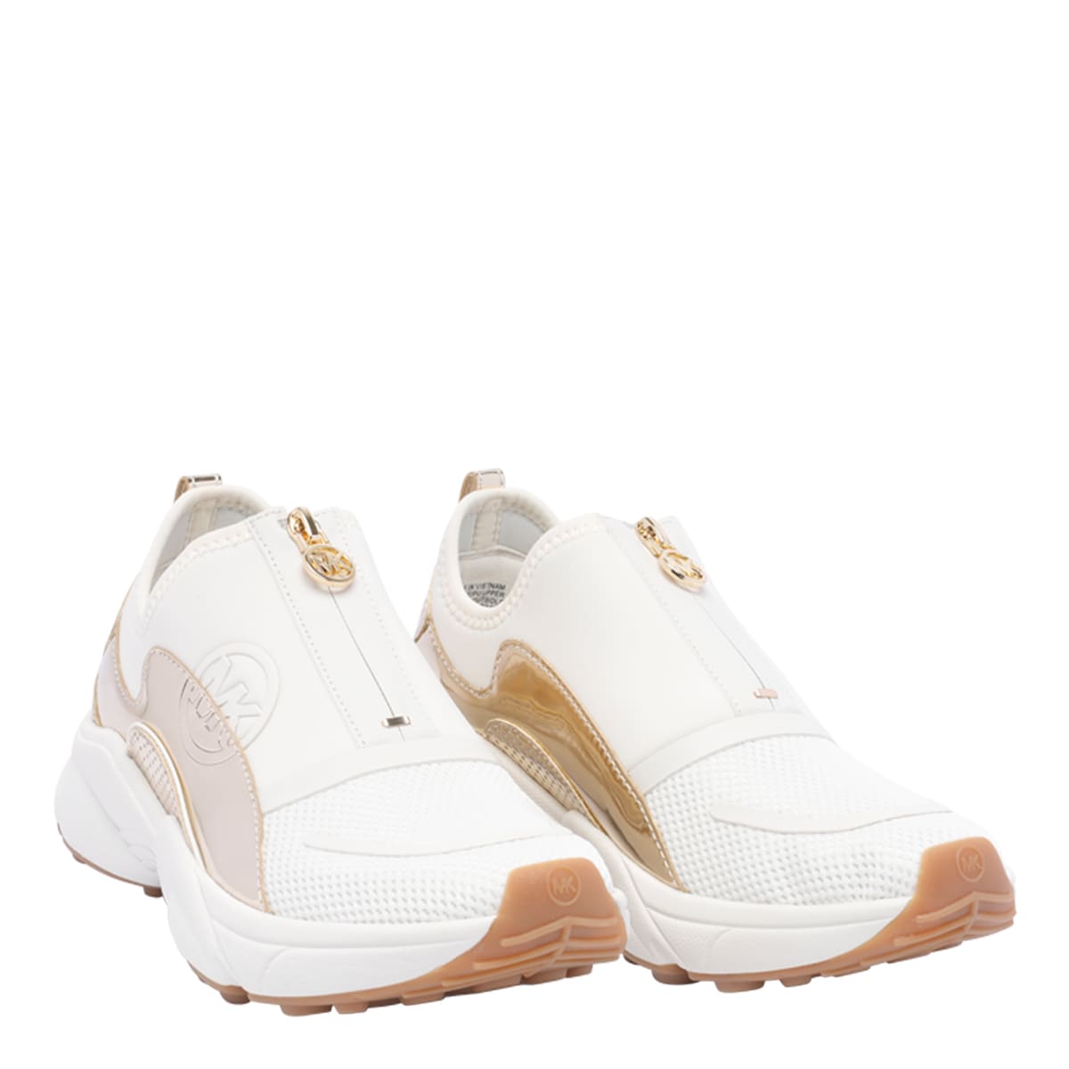 Michael Michael Kors Sami Sneakers In Golden