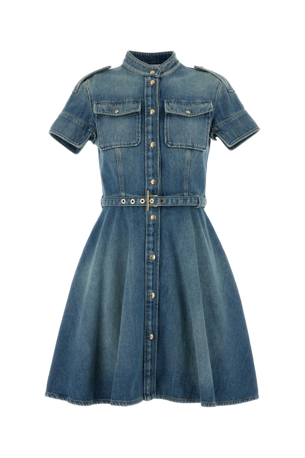 Denim Shirt Mini Dress