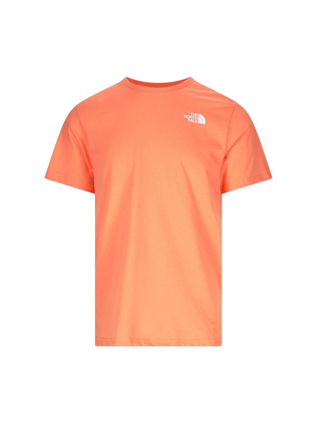 Shop The North Face Logo T-shirt In Orange