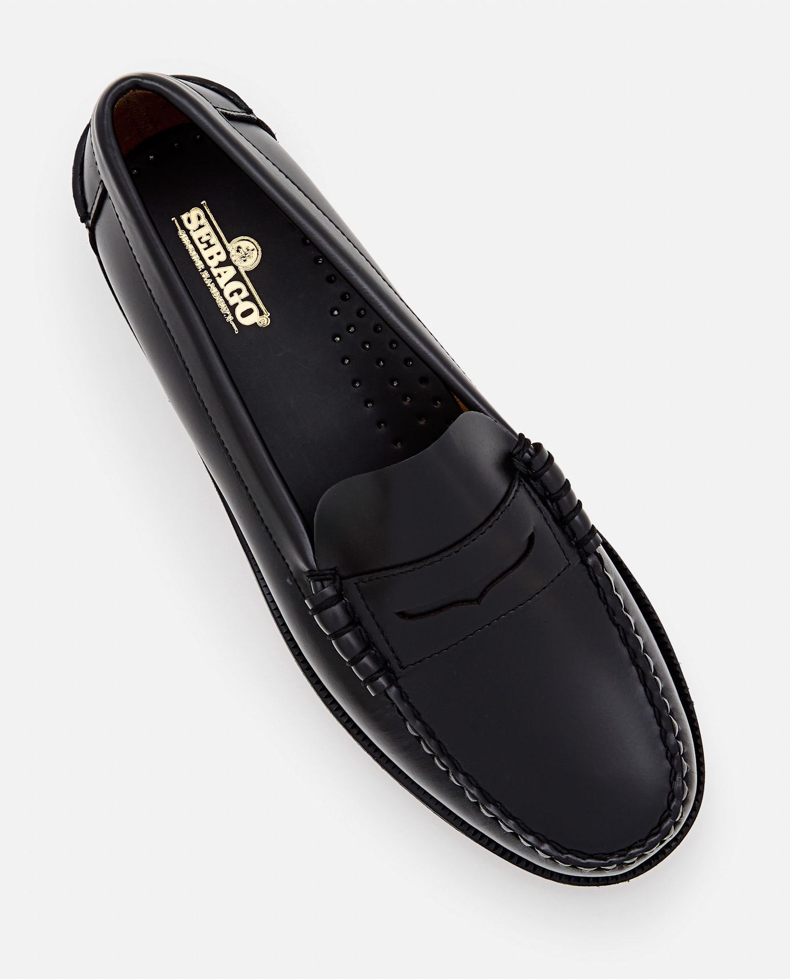 Sebago Classic Brown Leather Loafers In Black
