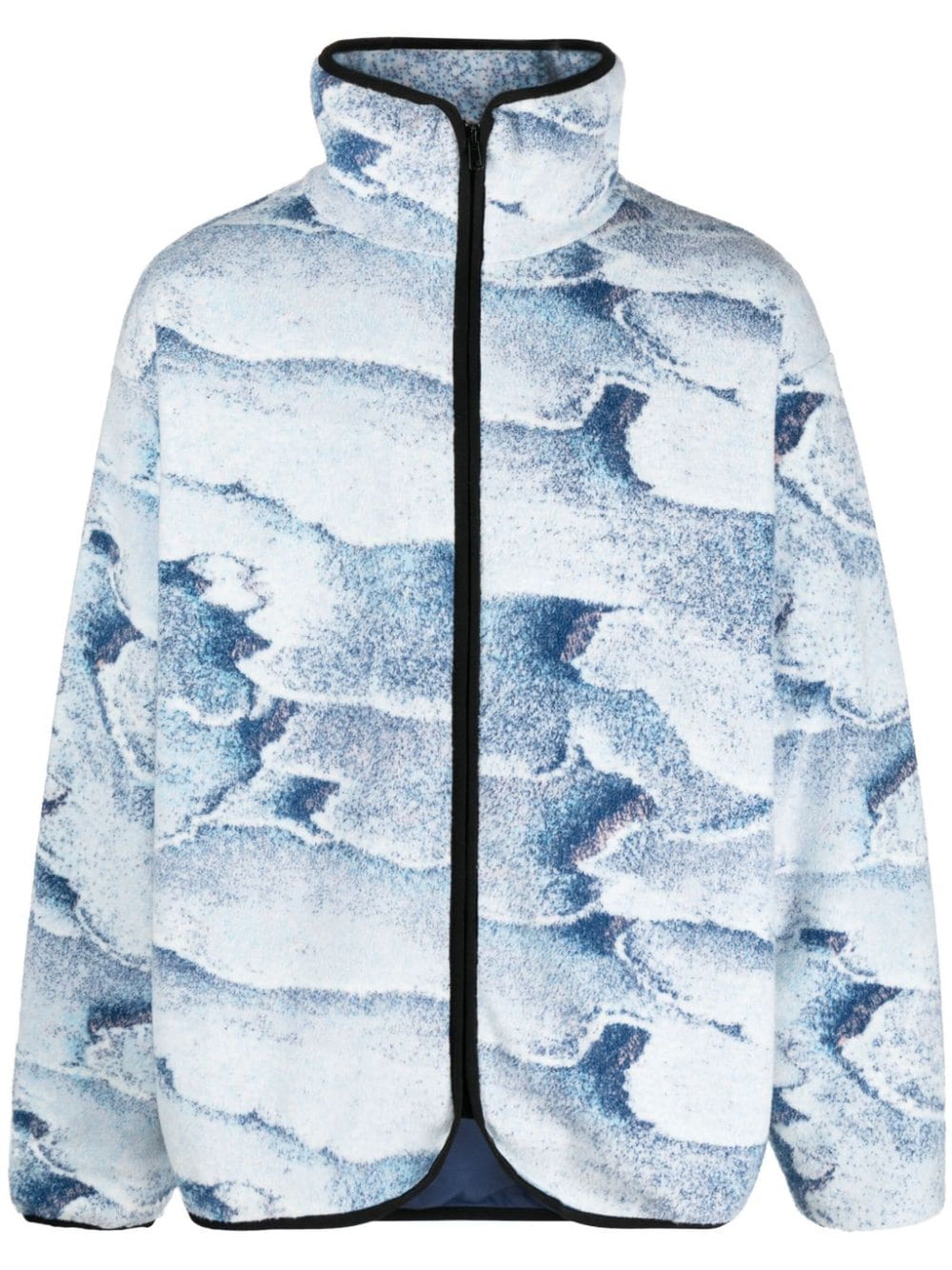 Bonsai Blue Graphic Sweatshirt In Blu