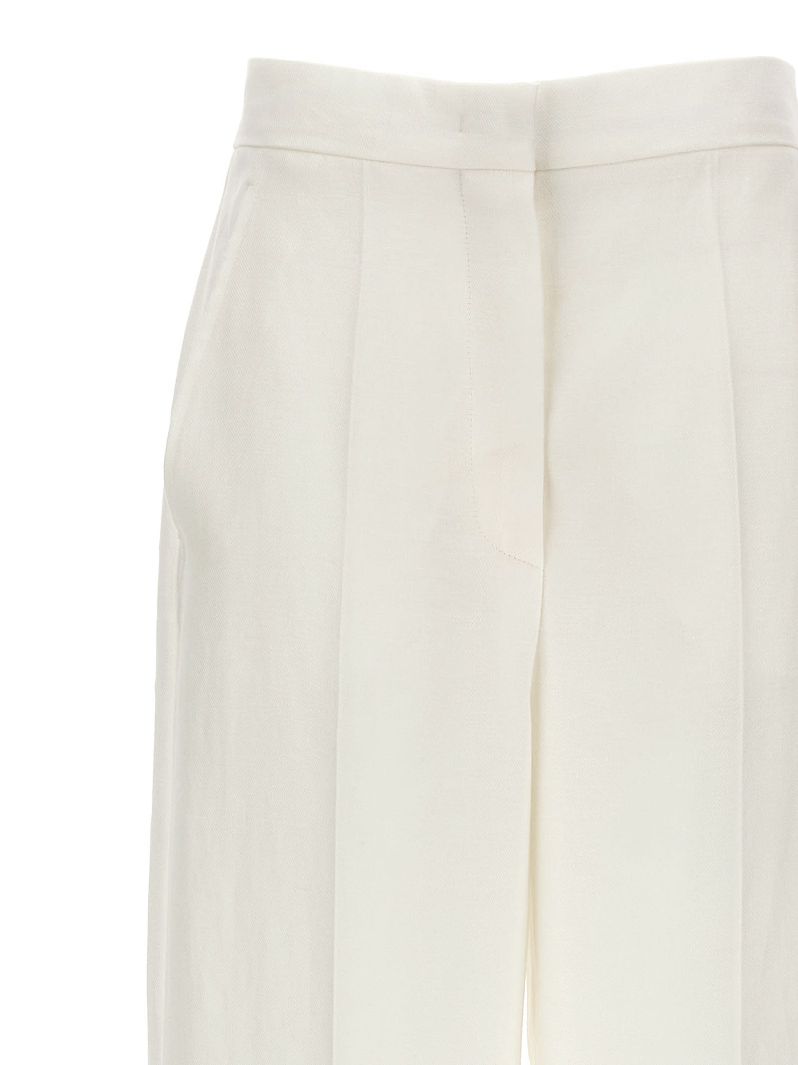 Shop Max Mara Hangar Pants In White