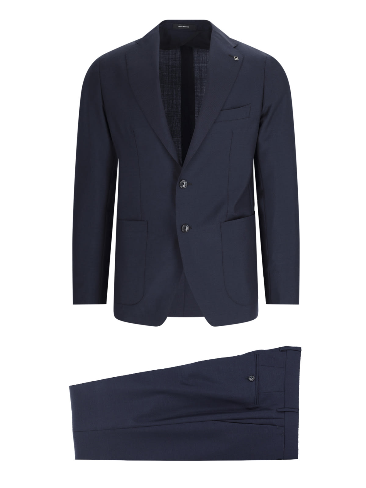 Shop Tagliatore Single-breasted Suit In Blue