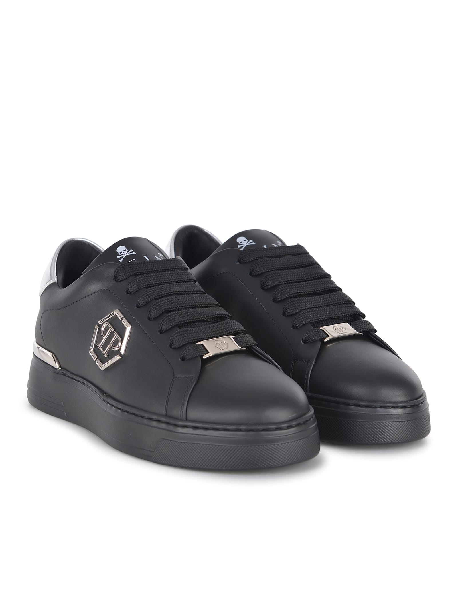 PHILIPP PLEIN PHILIPP PLEIN SNEAKERS IN LEATHER