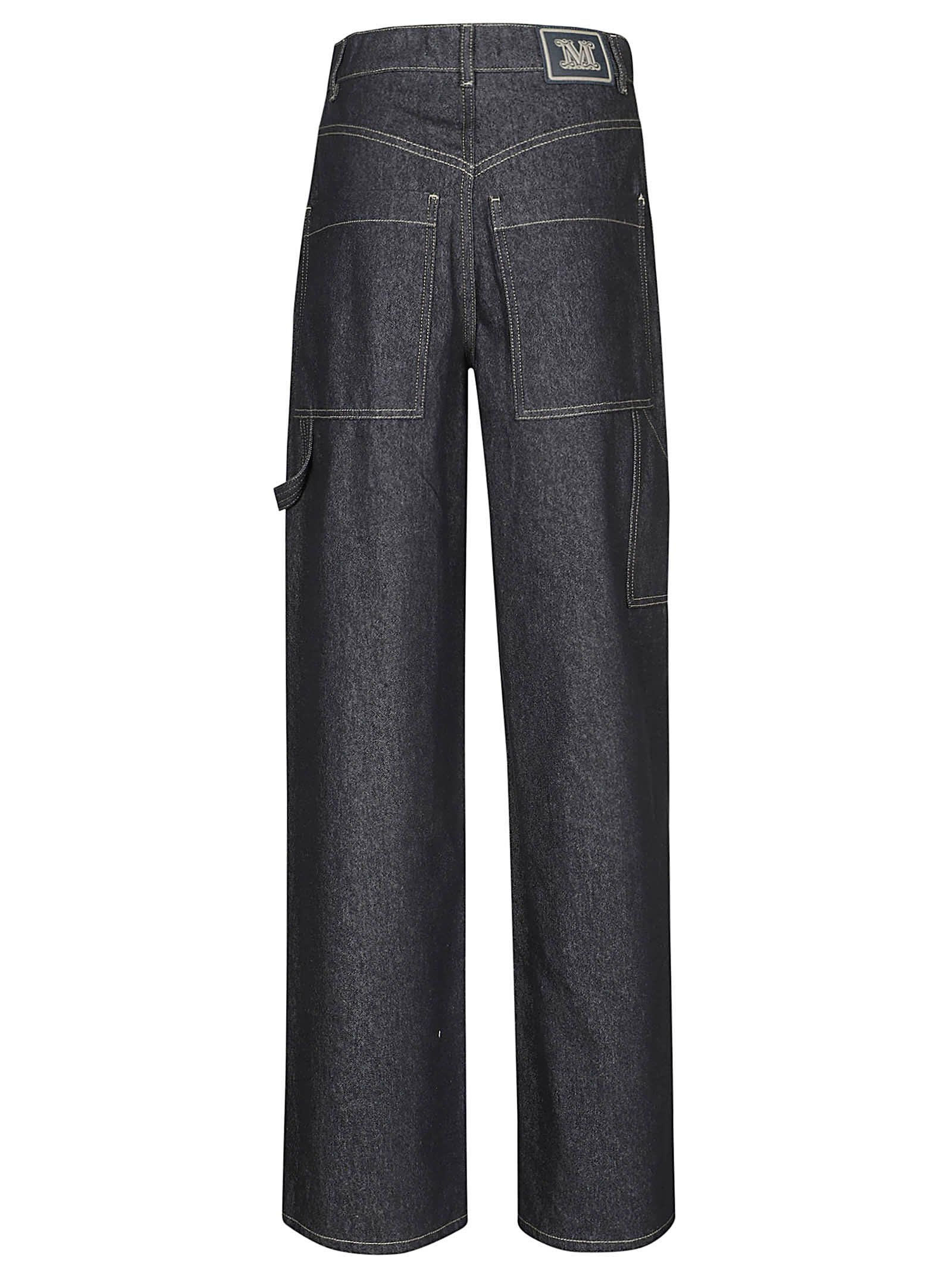 Max Mara Centro Jeans In Black