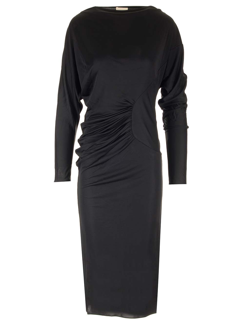 Shop Khaite Oron Dress In Black