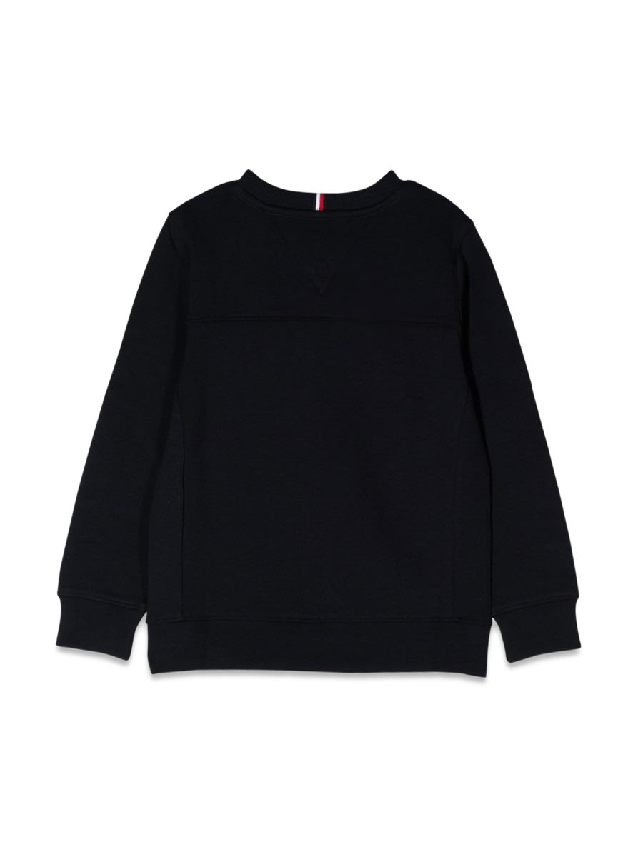 Tommy Hilfiger Varsity Crewneck Sweatshirt In Blue
