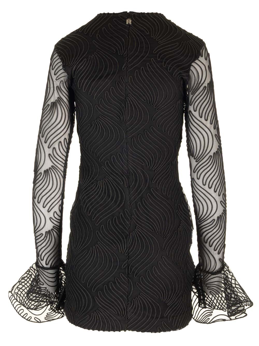 Shop Rotate Birger Christensen Mini Dress In Black