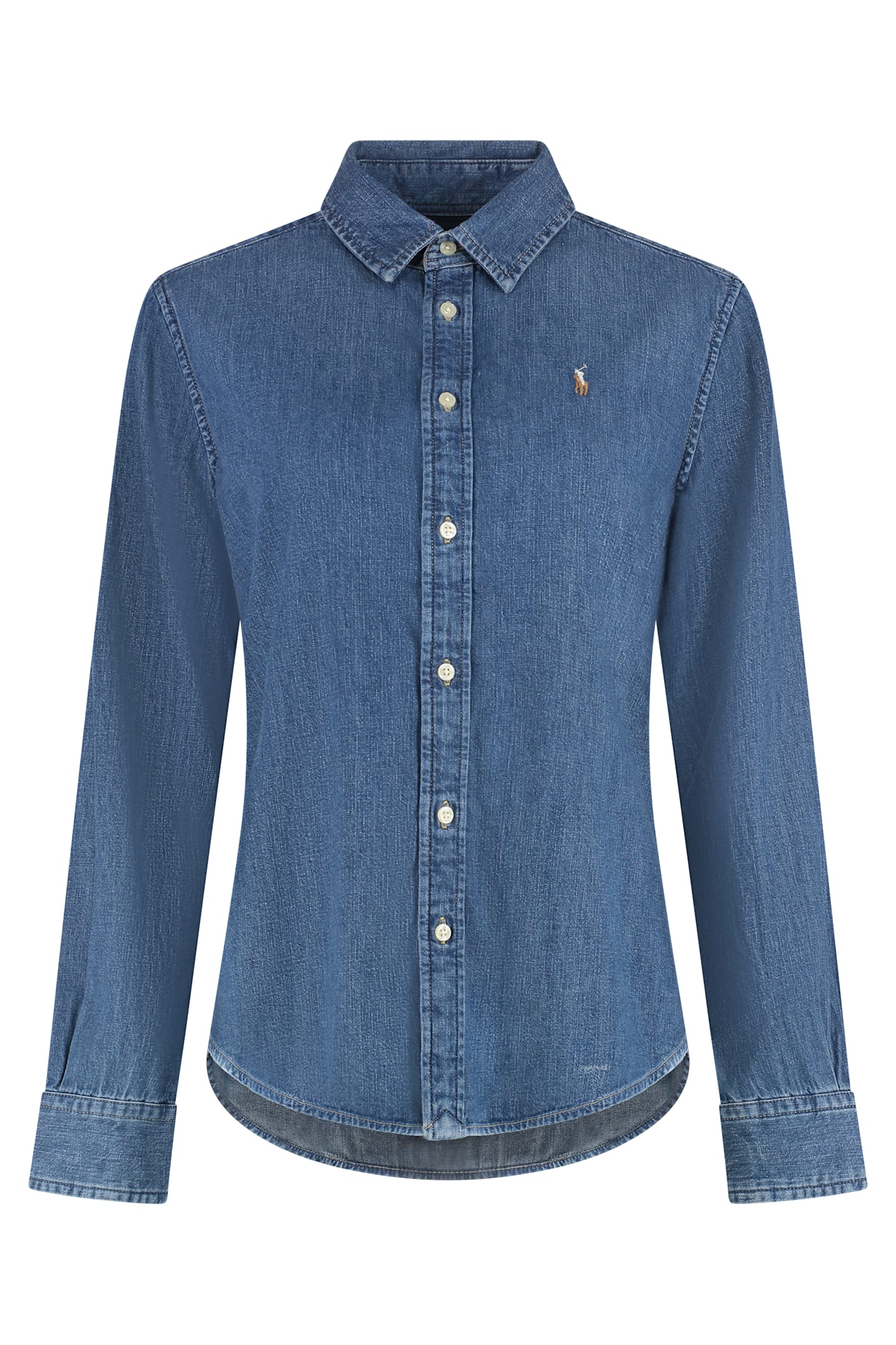 Polo Ralph Lauren Denim Shirt In Blue