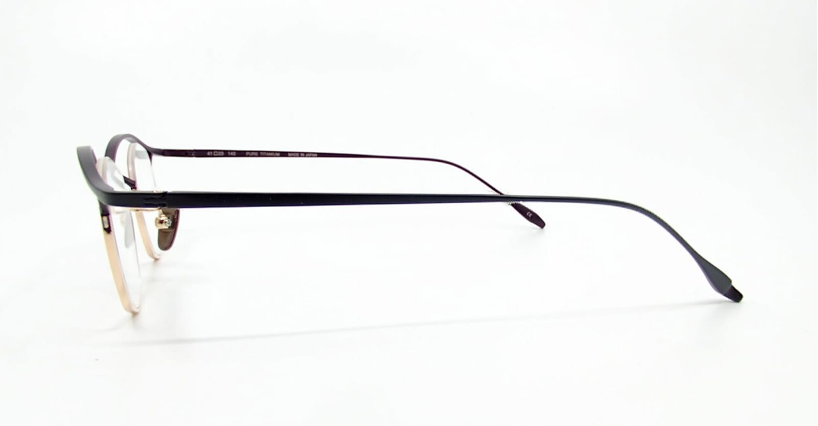 Titanos X Mf-002 - Black / Gold Rx Glasses In Gold/black