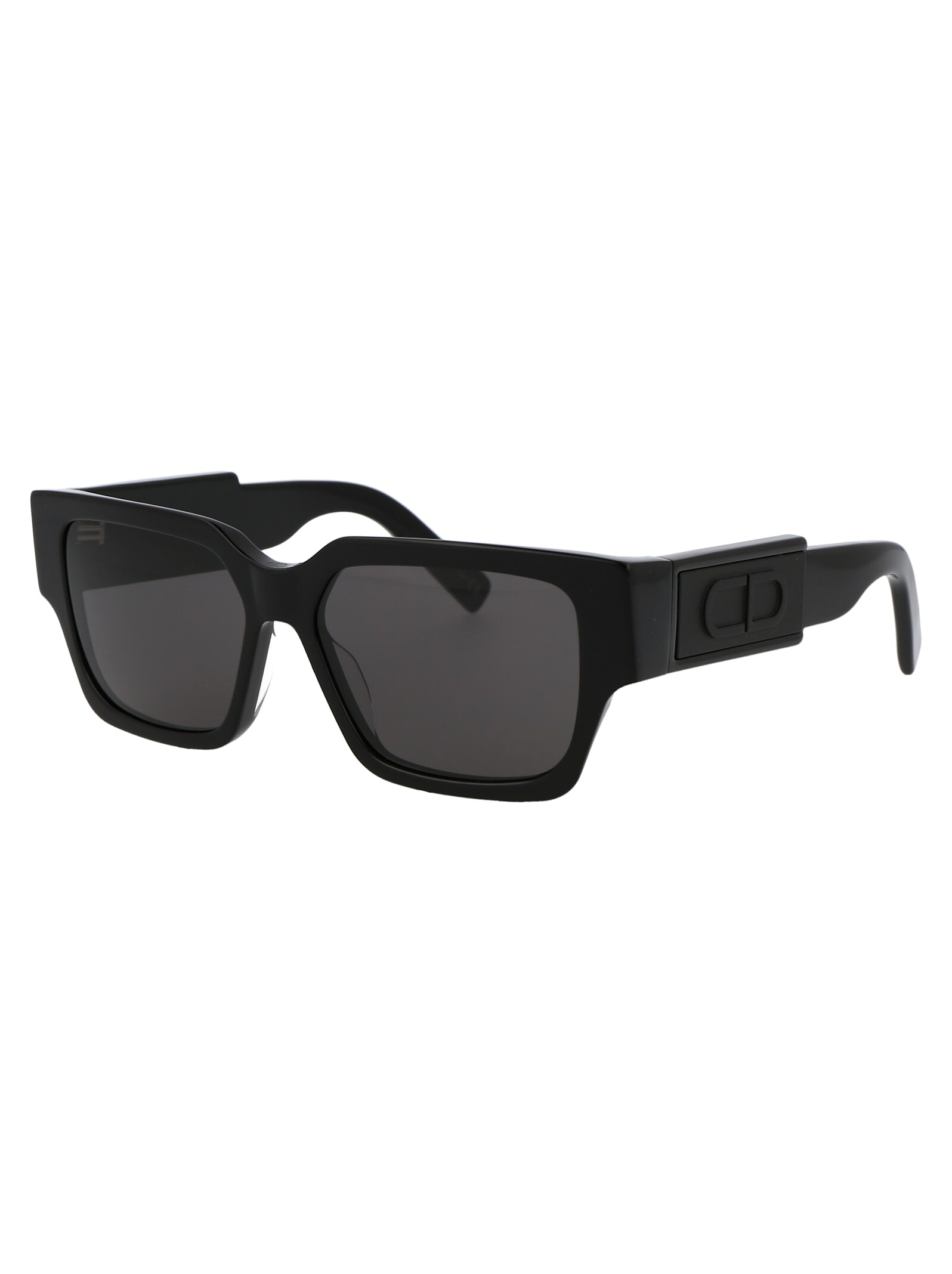 Shop Dior Cd Su Sunglasses In 10a0 Black/other / Blue