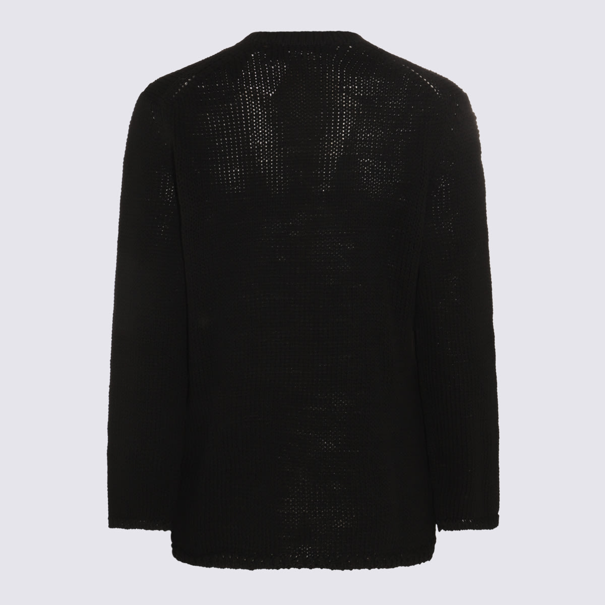 Shop Comme Des Garçons Homme Deux Black Knitwear