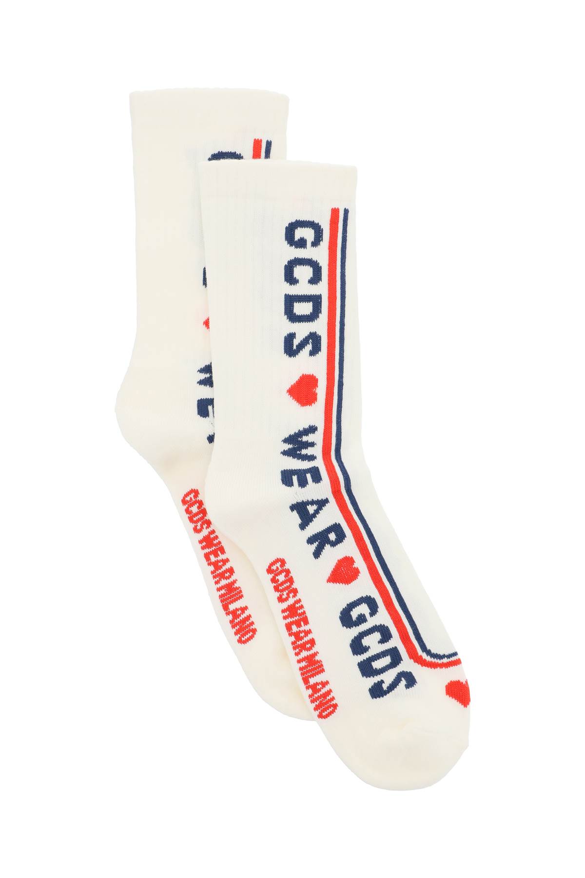 GCDS Cute Tape Logo Socks
