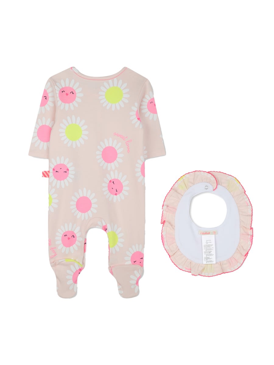 Billieblush Pajama Suit With Gag In Pink