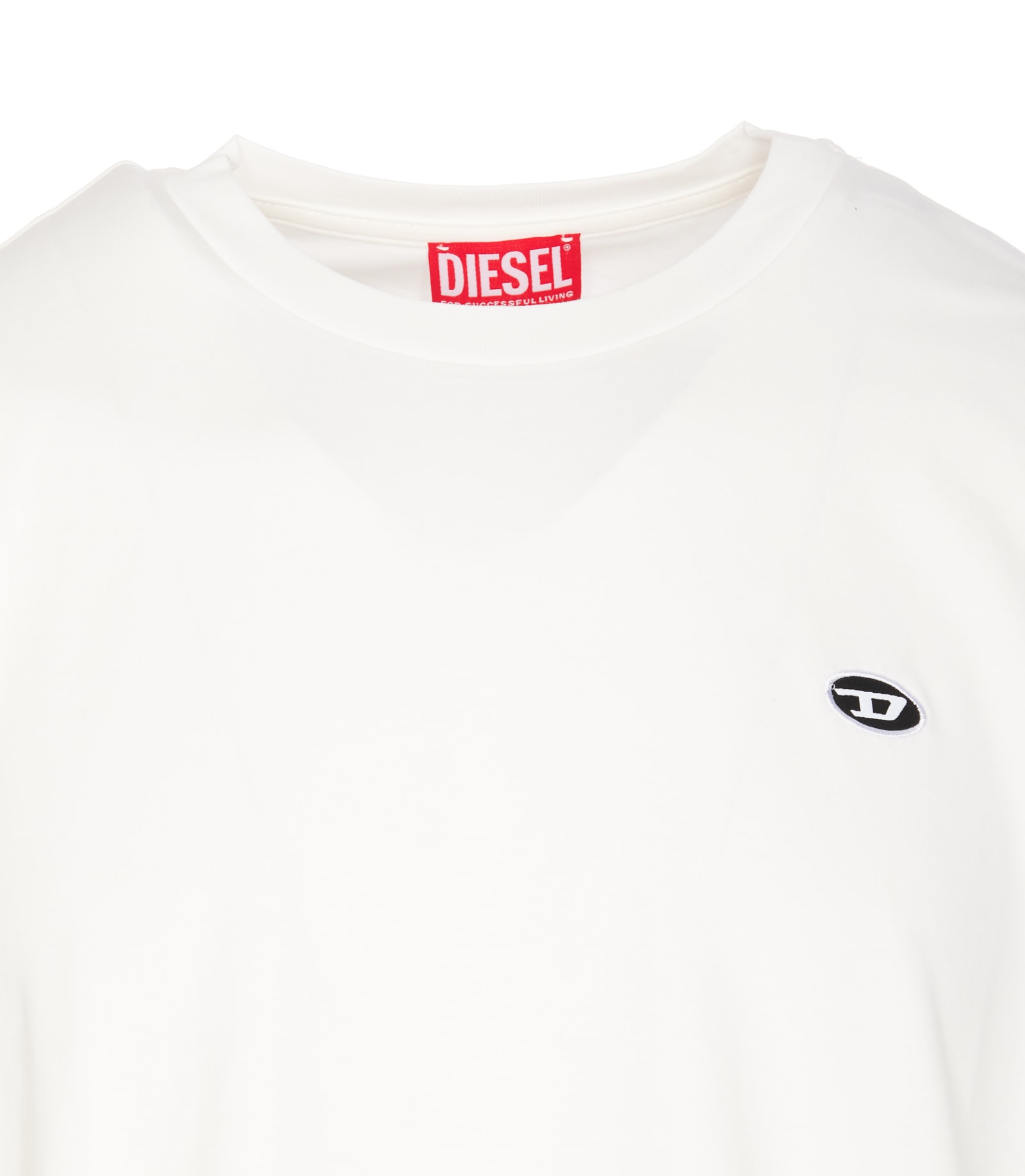 Shop Diesel T-just Doval T-shirt In White