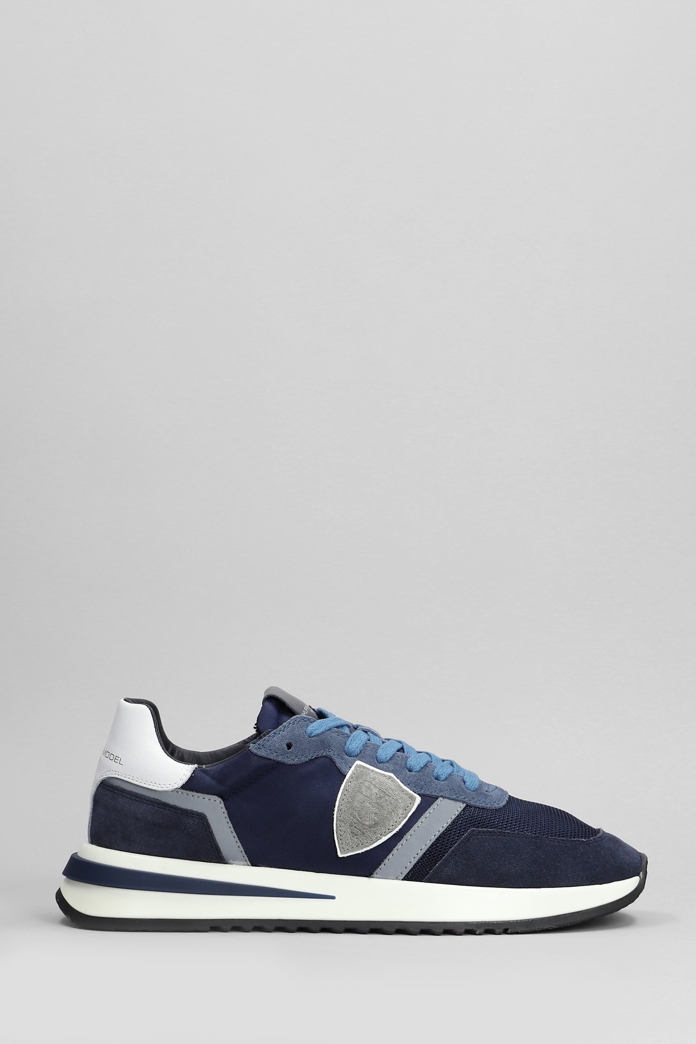 Tropez 2.1 Sneakers In Blue Suede And Fabric