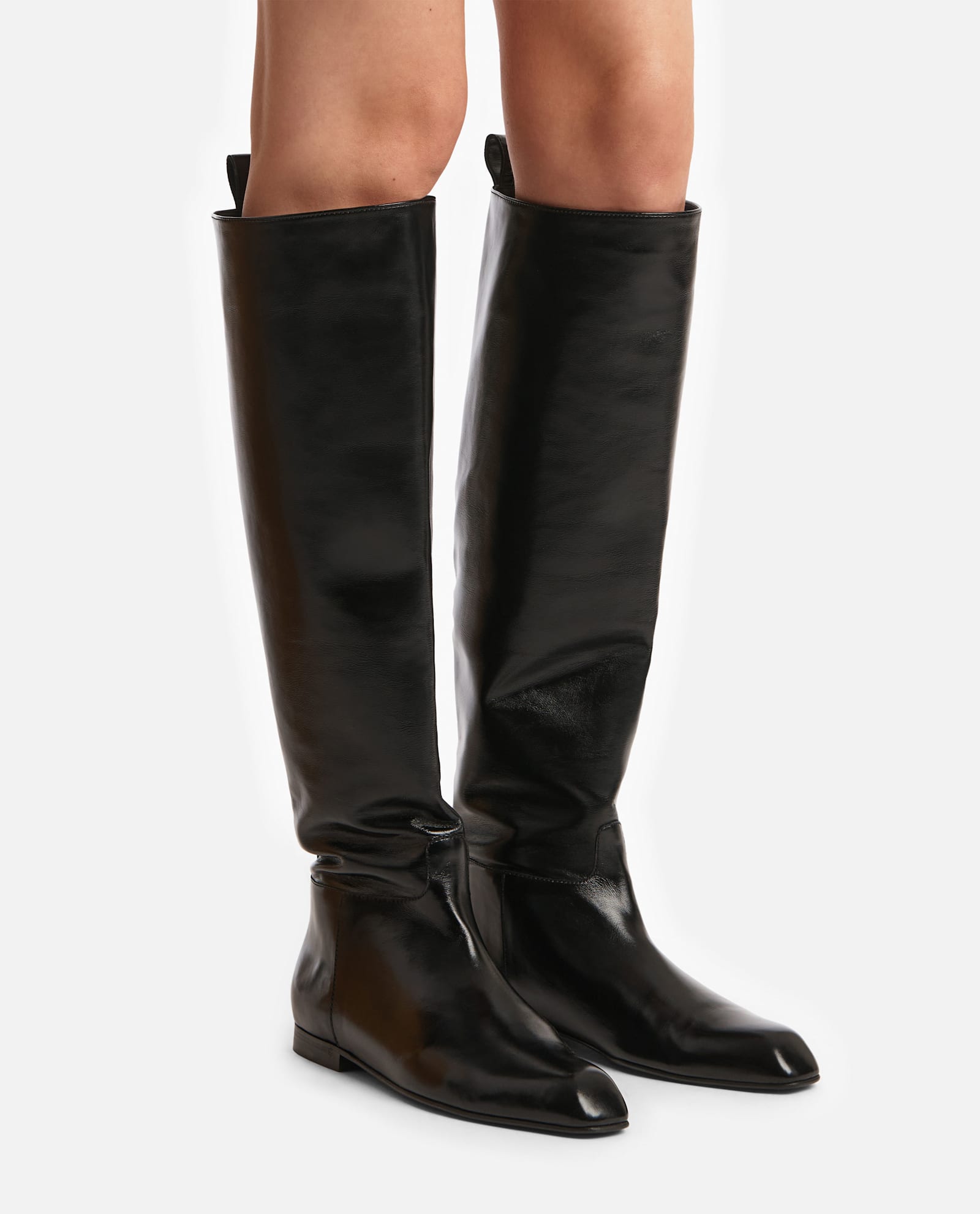 Khaite Colt Knee High Boot In Black
