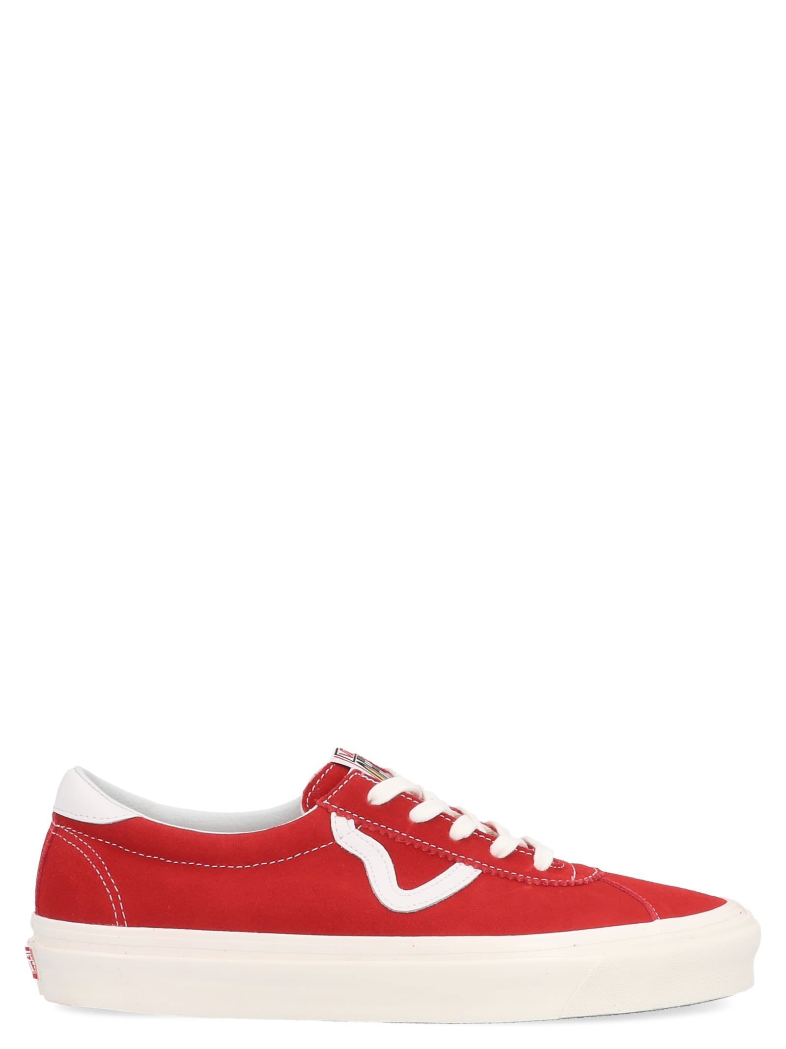 vans shoes red