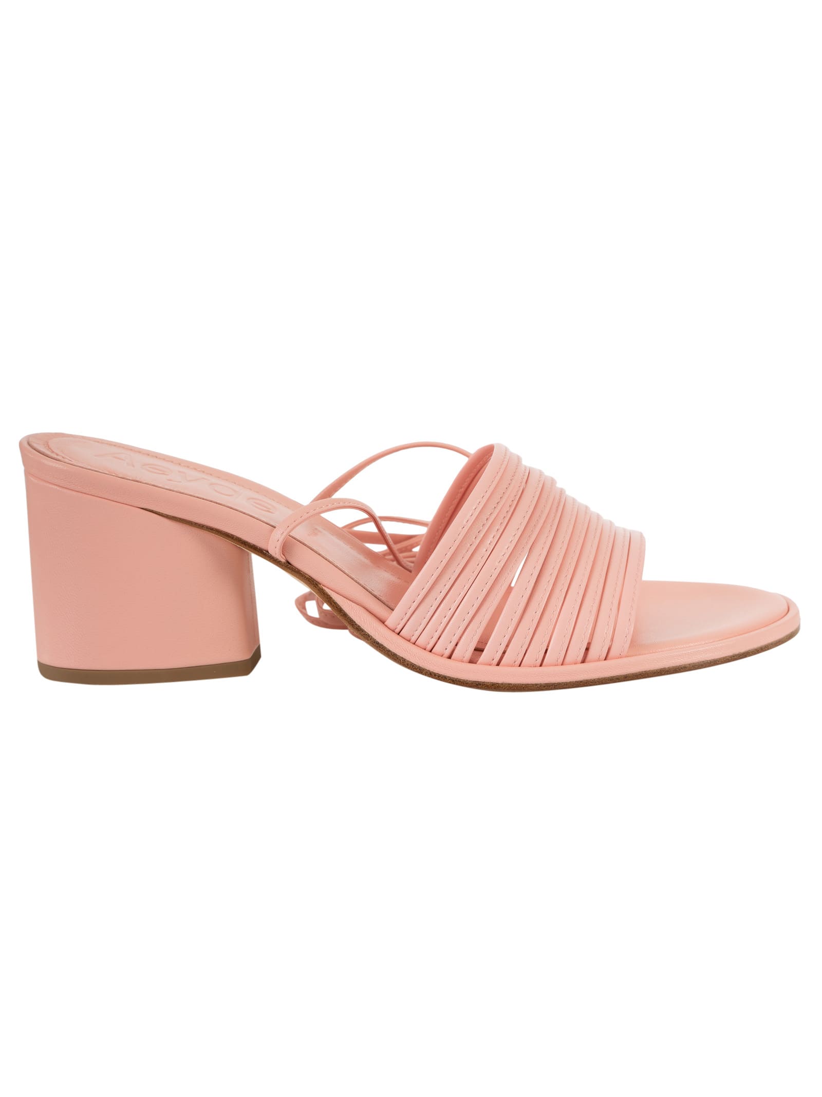 Shop Aeyde Natania Sandals In Pink