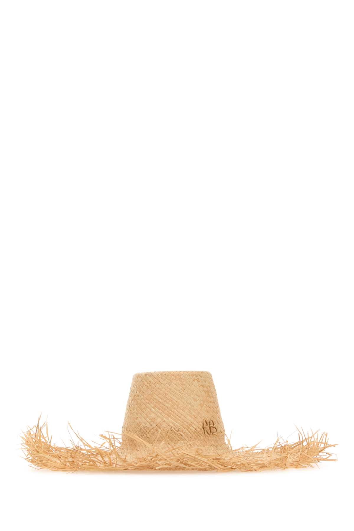 Beige Straw Hat