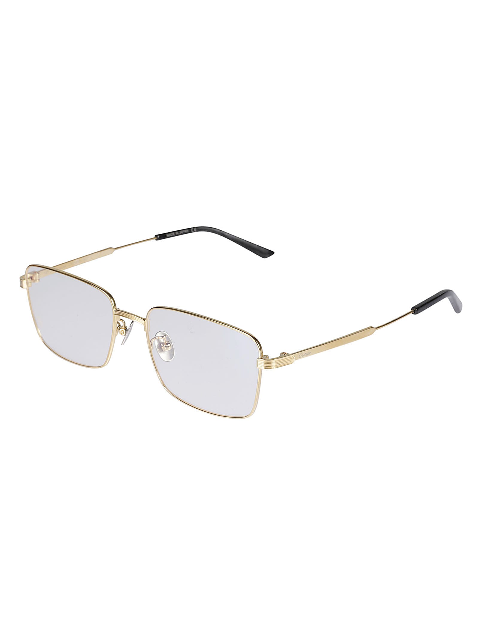 Shop Cartier Optical Frame Genuine Glasses In Gold