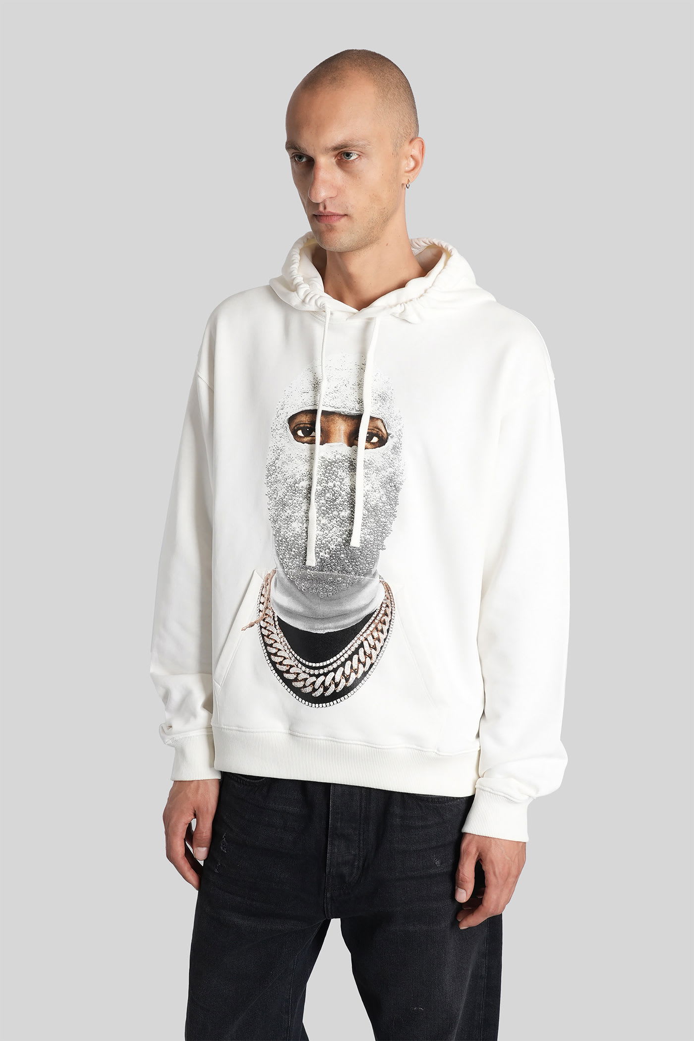 Ih Nom Uh Nit Graphic-print Hoodie In White