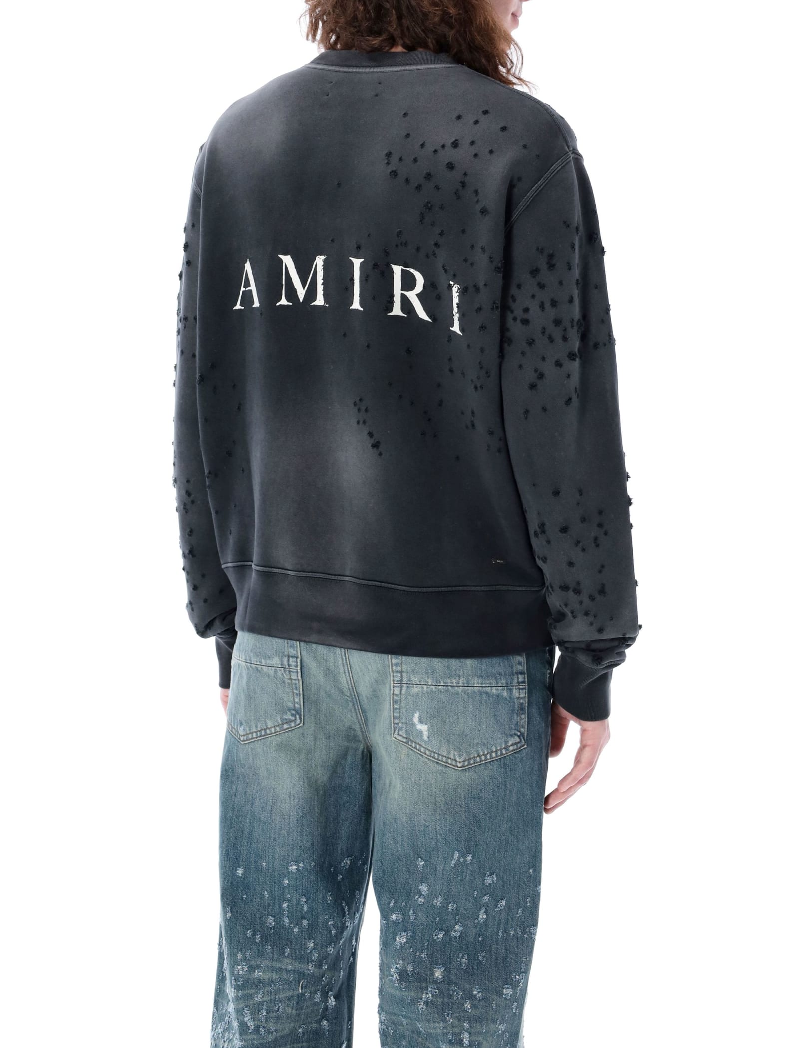 Shop Amiri Shotgun Sweatshirt In Black