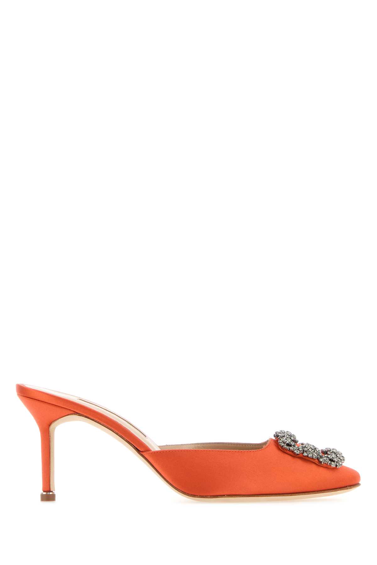 Orange Satin Hangisi Mules