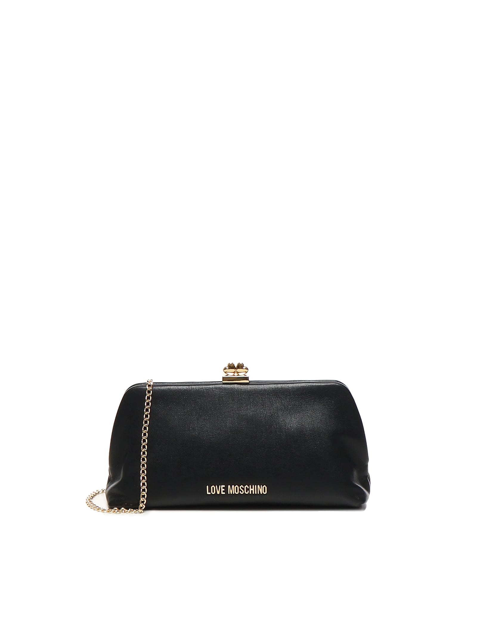 Logo Clutch Bag