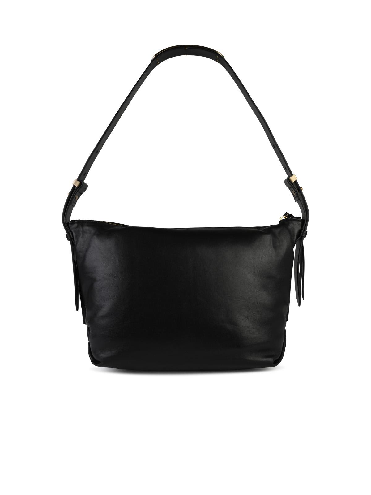 Shop Isabel Marant Leyden Black Leather Bag