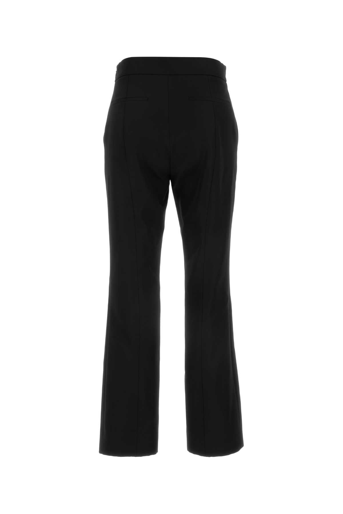 Shop Gucci Black Wool Blend Pant