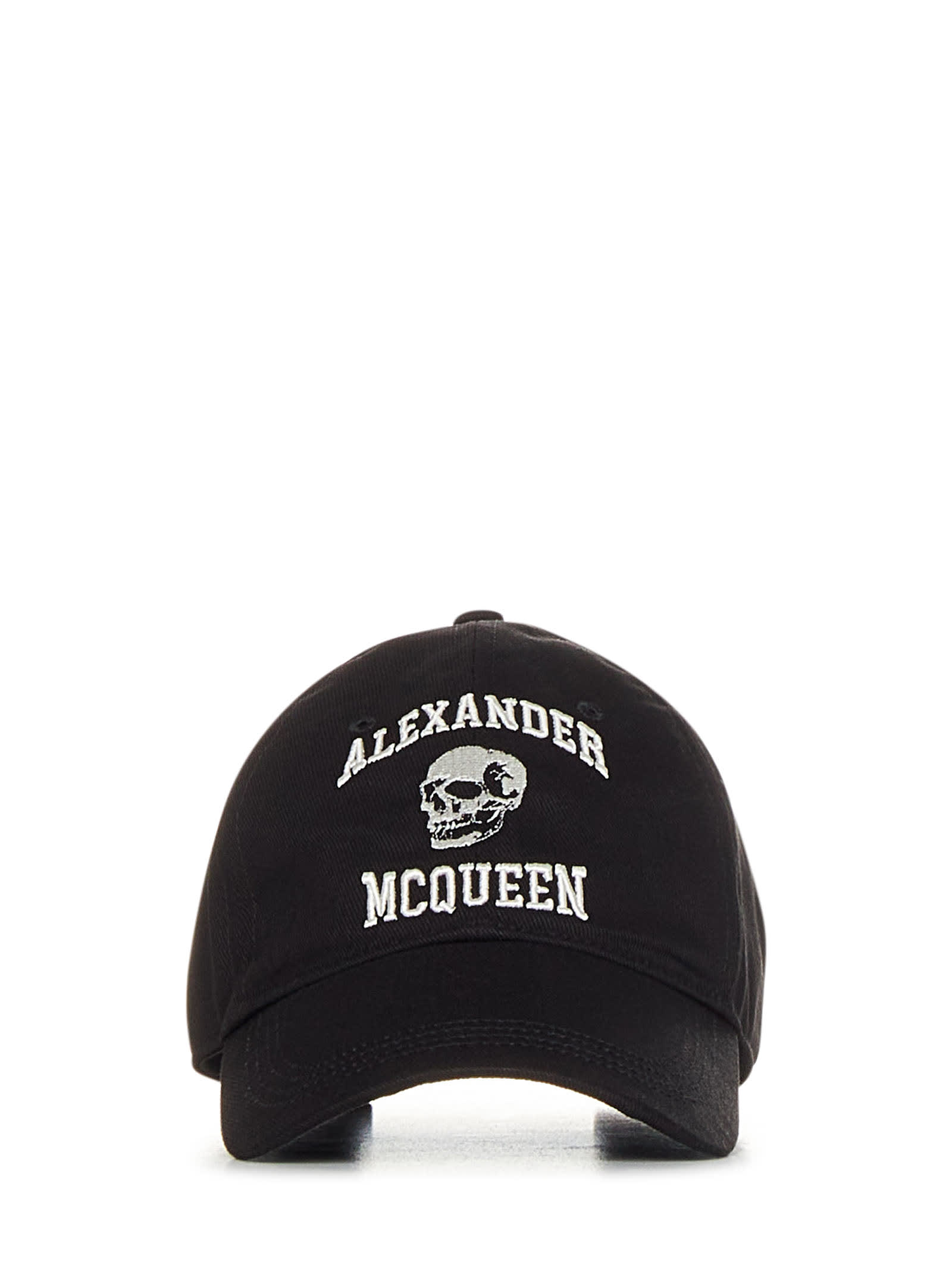 Shop Alexander Mcqueen Varsity Hat In Black