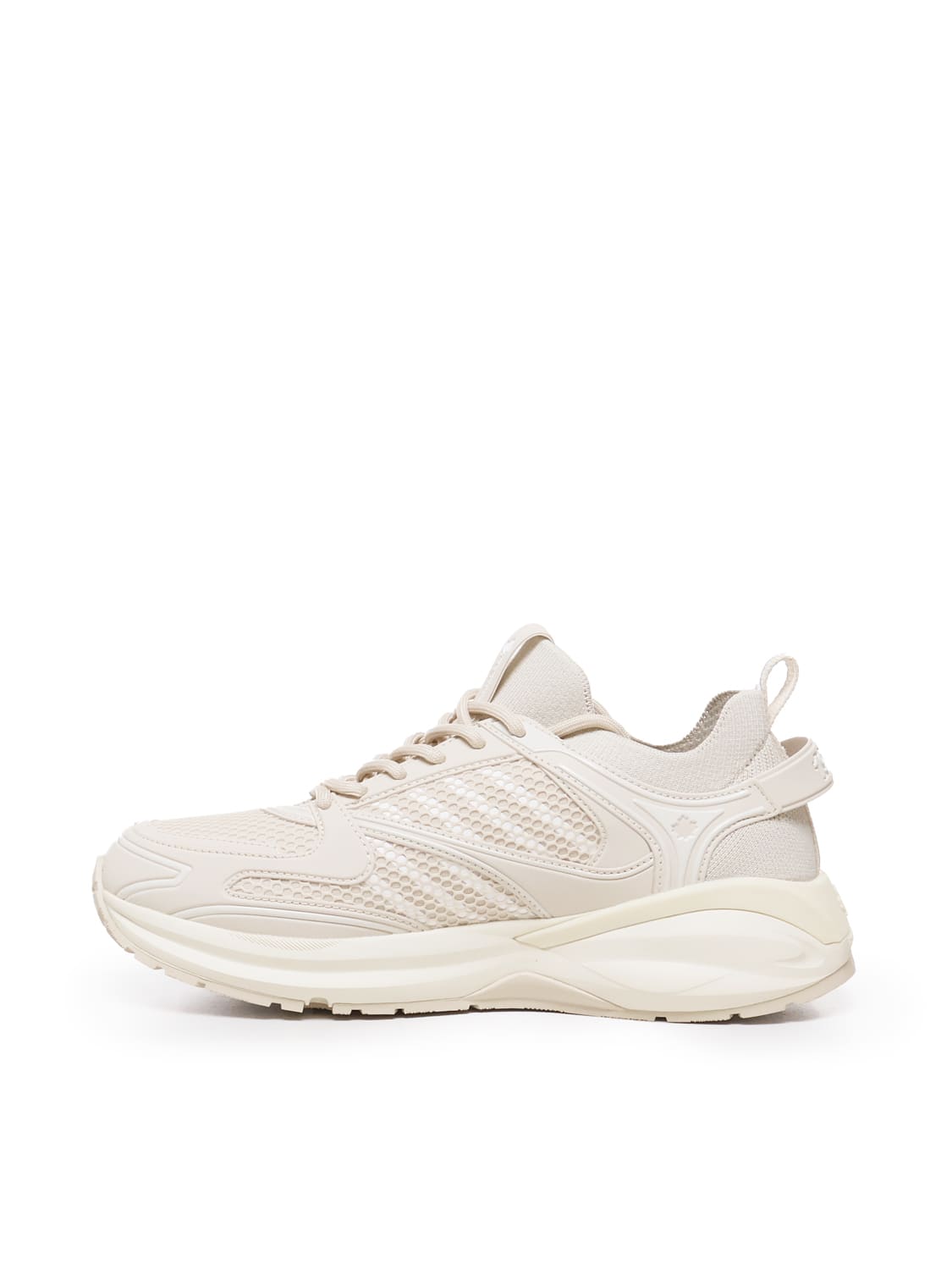 Shop Dsquared2 Sneakers Dash In Mesh In Beige